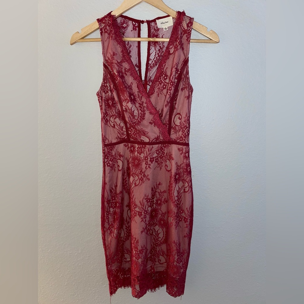 Red Lace Dress